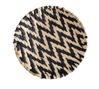 Manteles tejidos, 20-30CM Natural Hand-Woven Placemats Round Boho Rattan Placemats Water Hyacinth Placemats(A5,30cm)