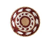 Manteles tejidos, 20-30cm Round Boho Rattan Placemats Natural Hand-Woven Placemats Water Hyacinth Placemats(A9,25cm)