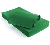 Manteles TNT - Formato 100 x 100 cm - Paquete de 25 manteles de tela no tejida ideales para restaurantes, pizzerías, hoteles, trattorias (25, verde)