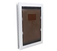 Mantén a tu mascota segura con esta puerta flexible con cerradura para perro, resistente y duradera, ideal para puertas interiores y exteriores (516 x 363,5 x 65 mm)