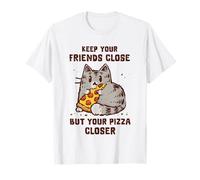 Mantén a tus amigos cerca pero tu pizza más cerca Camiseta