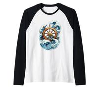mantén el Rumbo Camiseta Manga Raglan