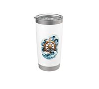 mantén el rumbo Vaso térmico de acero inoxidable de doble pared