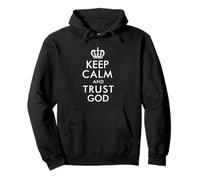 Mantén la Calma, confía en Dios té Sudadera con Capucha