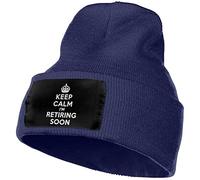 Mantén La Calma, Me Jubilo Pronto Mujer Hombre Gorra Holgado Moderno Invierno Sombreros Elástico Gorros Beanie para Deporte Ciclismo Esquí