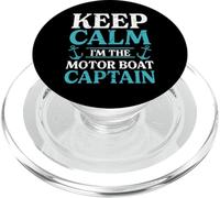 Mantén la Calma, Soy el capitán del Barco a Motor PopSockets PopGrip para MagSafe
