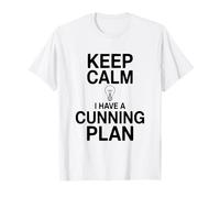 Mantén la Calma, Tengo un Plan astuto, Humor Camiseta