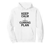 Mantén la Calma, Tengo un Plan astuto, Humor Sudadera con Capucha