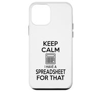 Mantén la Calma, Tengo una Hoja de cálculo para eso Divertido Carcasa para iPhone 12 Mini