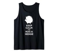 Mantén la Calma y Abraza a un hedgie Camiseta sin Mangas