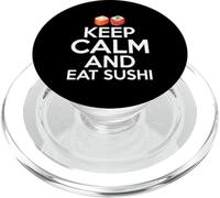 Mantén la Calma y Come Sushi PopSockets PopGrip para MagSafe