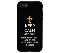 Mantén la Calma y di Señor Jesucristo Ten piedad de mí Carcasa para iPhone SE (2020) / 7/8