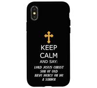 Mantén la Calma y di Señor Jesucristo Ten piedad de mí Carcasa para iPhone X/XS