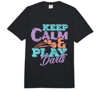 Mantén la Calma y Juega a los Dardos Comfort Colors Adult Heavyweight T-Shirt