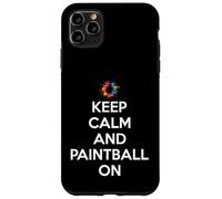 Mantén la Calma y Juega al Paintball en Paintball Carcasa para iPhone 11 Pro MAX