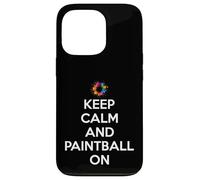 Mantén la Calma y Juega al Paintball en Paintball Carcasa para iPhone 13 Pro