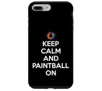 Mantén la Calma y Juega al Paintball en Paintball Carcasa para iPhone 7 Plus/8 Plus