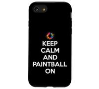 Mantén la Calma y Juega al Paintball en Paintball Carcasa para iPhone SE (2020) / 7/8