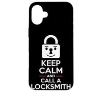 Mantén la calma y llama a un cerrajero Carcasa para iPhone 16 Plus