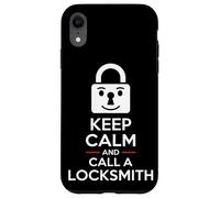 Mantén la calma y llama a un cerrajero Carcasa para iPhone XR