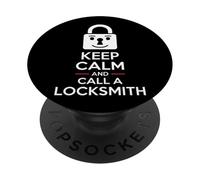 Mantén la calma y llama a un cerrajero PopSockets PopGrip Adhesivo