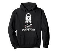 Mantén la calma y llama a un cerrajero Sudadera con Capucha