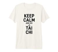 Mantén la Calma y Practica de relajación de Tai Chi Camiseta Premium