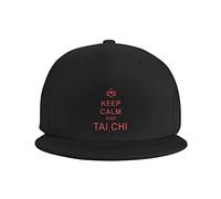 Mantén La Calma Y Practica Tai Chi Negro Unisex Gorra Trucker Cómoda Gorra De Béisbol Ajustable Snapback Cap para Tenis Golf Aire Libre