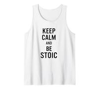 Mantén la Calma y sé estoico - Filosofía Camiseta sin Mangas