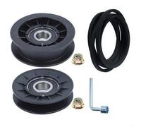 Mantén la eficiencia del cortacésped con la rueda loca tipo V y la correa de transmisión para GX20286 GX20287 AUC20393 1642HS para un uso duradero