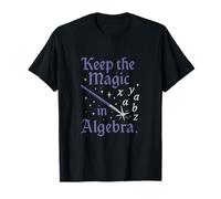 Mantén la Magia en álgebra Stem Math Wizard Gear Camiseta
