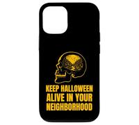 Mantén Vivo Halloween en tu vecindario diseño de Calavera Carcasa para iPhone 12/12 Pro