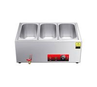 Mantenedor de Comidas Rentable-Buffet Calientaplatos de Acero Inoxidable de Alto Rendimiento y Gran Capacidad-Solución Multiusos para Restaurantes,Catering y Hoteles(A2-22.5" L x 14.5" W x 9.5" H)