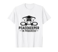Mantenedor de la paz en curso Oficial de policía Departamento de policía Camiseta