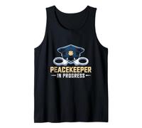 Mantenedor de la paz en curso Oficial de policía Departamento de policía Camiseta sin Mangas