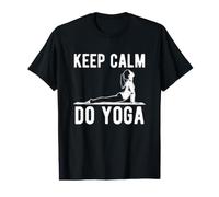 Mantener la Calma Hacer Yoga Mindfulness Camiseta gráfica económica