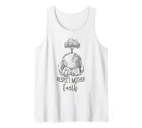 Mantener Nuestro Planeta Limpio Respetar la Madre Tierra Camiseta sin Mangas