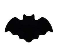 Mantenerosos Para Murciélagos De Fieltro: Montañas Con Forma De Murciélago Negro De Halloween, Tapetes Resistentes Al Calor | Padling De Fieltro Sin Resbalón Para Cenar En La Cocina En El Hogar, Una C