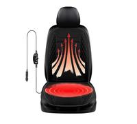 Mantenerse abrigado en Invierno Asiento Coche Funda de Asiento de Franela súper cálida,Black-singleseatD