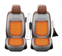 Mantenerse abrigado en invierno , Fundas De Coche Asientos, Funda de asiento de franela súper cálida,GrayB-two-pieceset