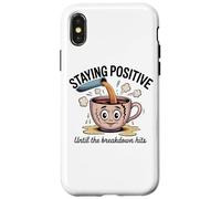 Mantenerse positivo hasta que llegue la ruptura Carcasa para iPhone X/XS