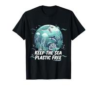 Mantenga el mar Libre de plástico Día de la Tierra Camiseta