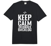 Mantenga la Calma y agréguelo a la acumulación Comfort Colors Adult Heavyweight T-Shirt