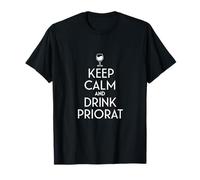 Mantenga la calma y beba Priorat Spanish Wine Lover Camiseta