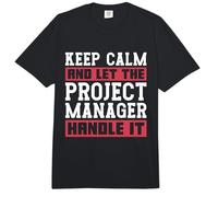 Mantenga la Calma y Deje Que el Administrador de proyectos Lean Kanban Manager Comfort Colors Adult Heavyweight T-Shirt