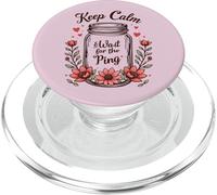 Mantenga la Calma y Espere el Ping Funny Canning Homesteading PopSockets PopGrip para MagSafe