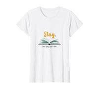 Mantenga su Historia no ha Terminado sobre los Amantes de los Libros inspiradores Camiseta, Mujer, Blanco, XXL