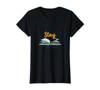 Mantenga su Historia no ha Terminado sobre los Amantes de los Libros inspiradores Camiseta, Mujer, Negro, XXL