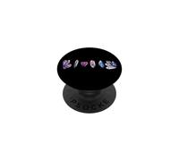 Manténgase Conectado a Tierra Místico Cristal Ilustración Mágico PopSockets PopGrip Adhesivo