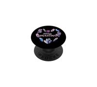 Manténgase Conectado a Tierra Místico Cristal Ilustración Mágico PopSockets PopGrip Adhesivo